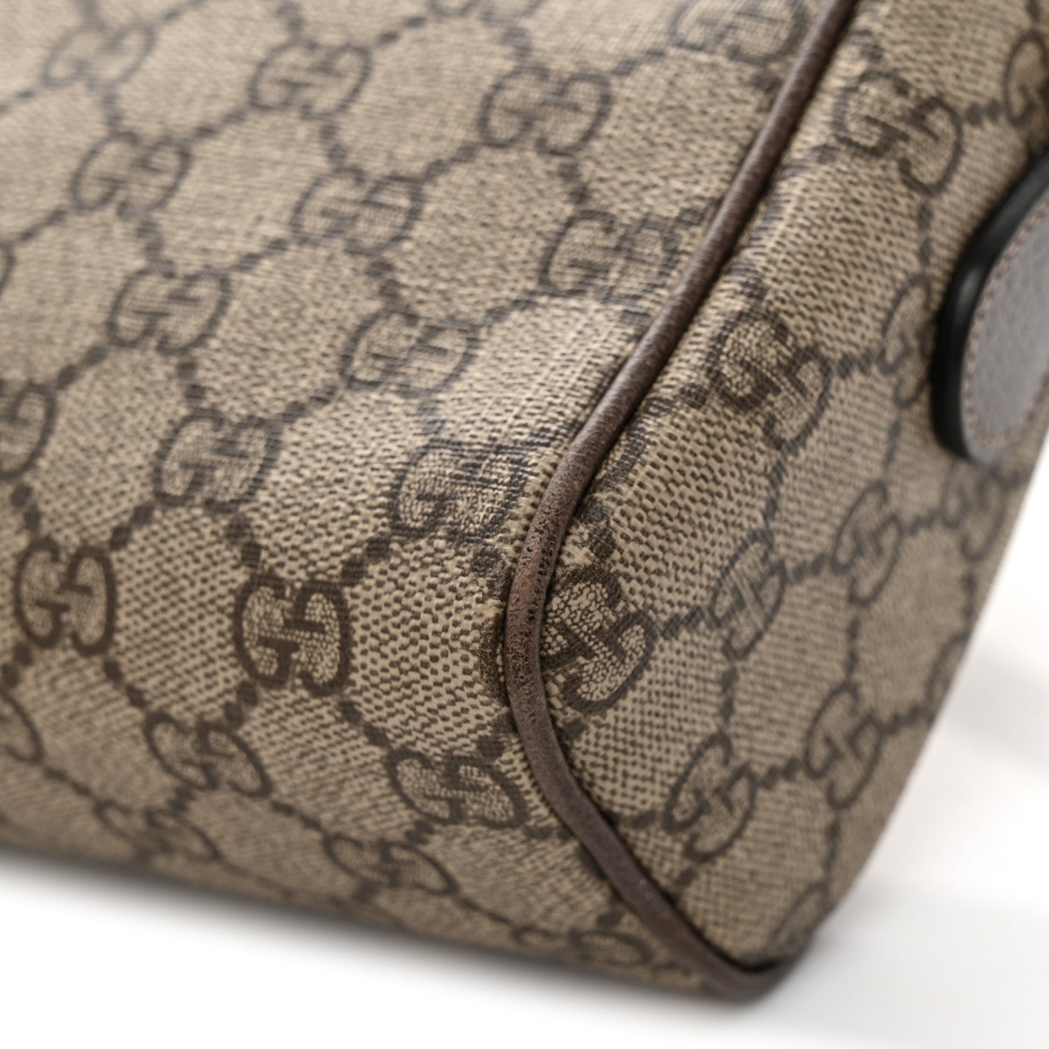 Gucci GG Supreme Monogram Web Small Ophidia Shoulder Bag Brown 11 of 12