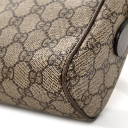 Gucci GG Supreme Monogram Web Small Ophidia Shoulder Bag Brown 11 of 12