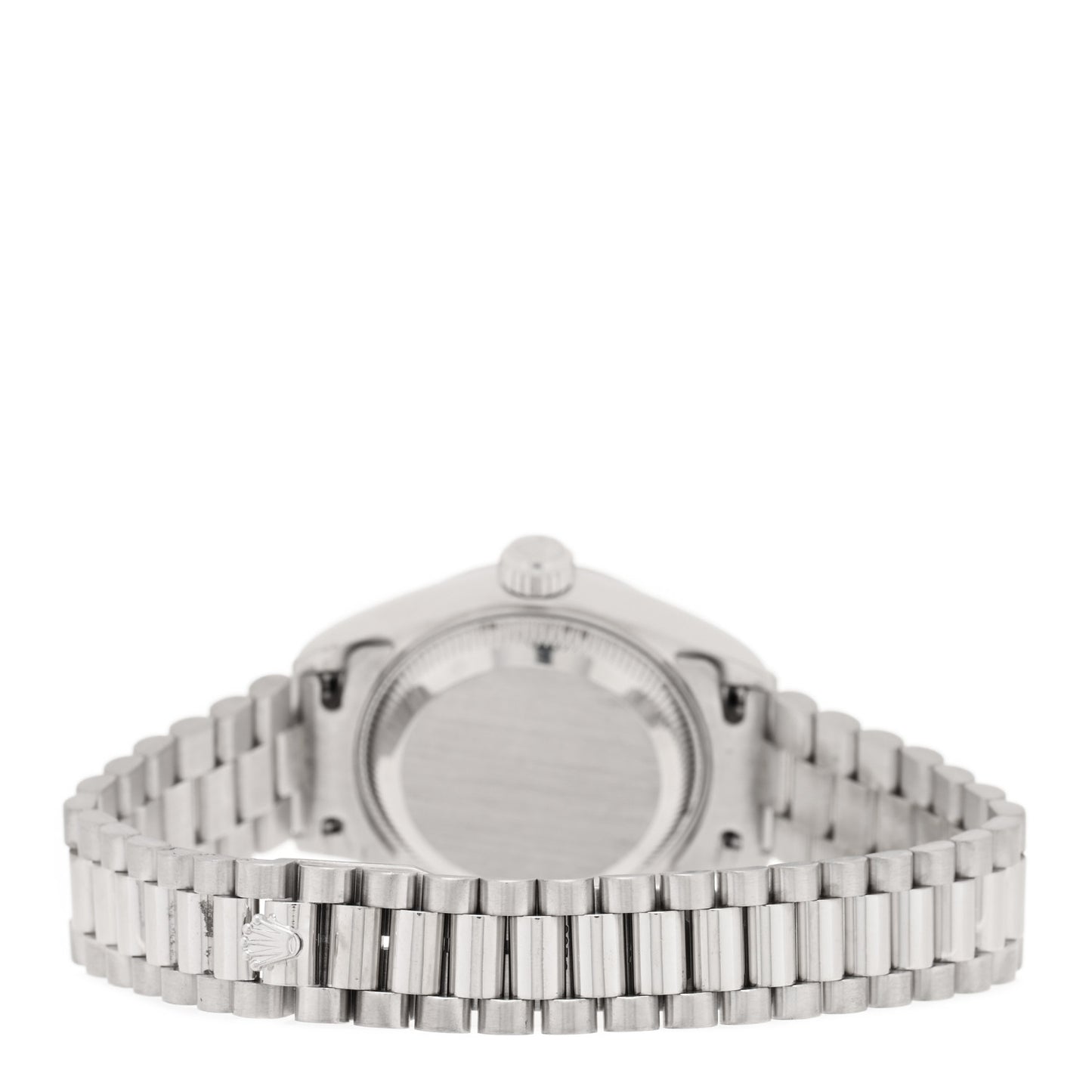 18K White Gold Diamond 26mm Datejust President Watch Silver Jubilee 79179