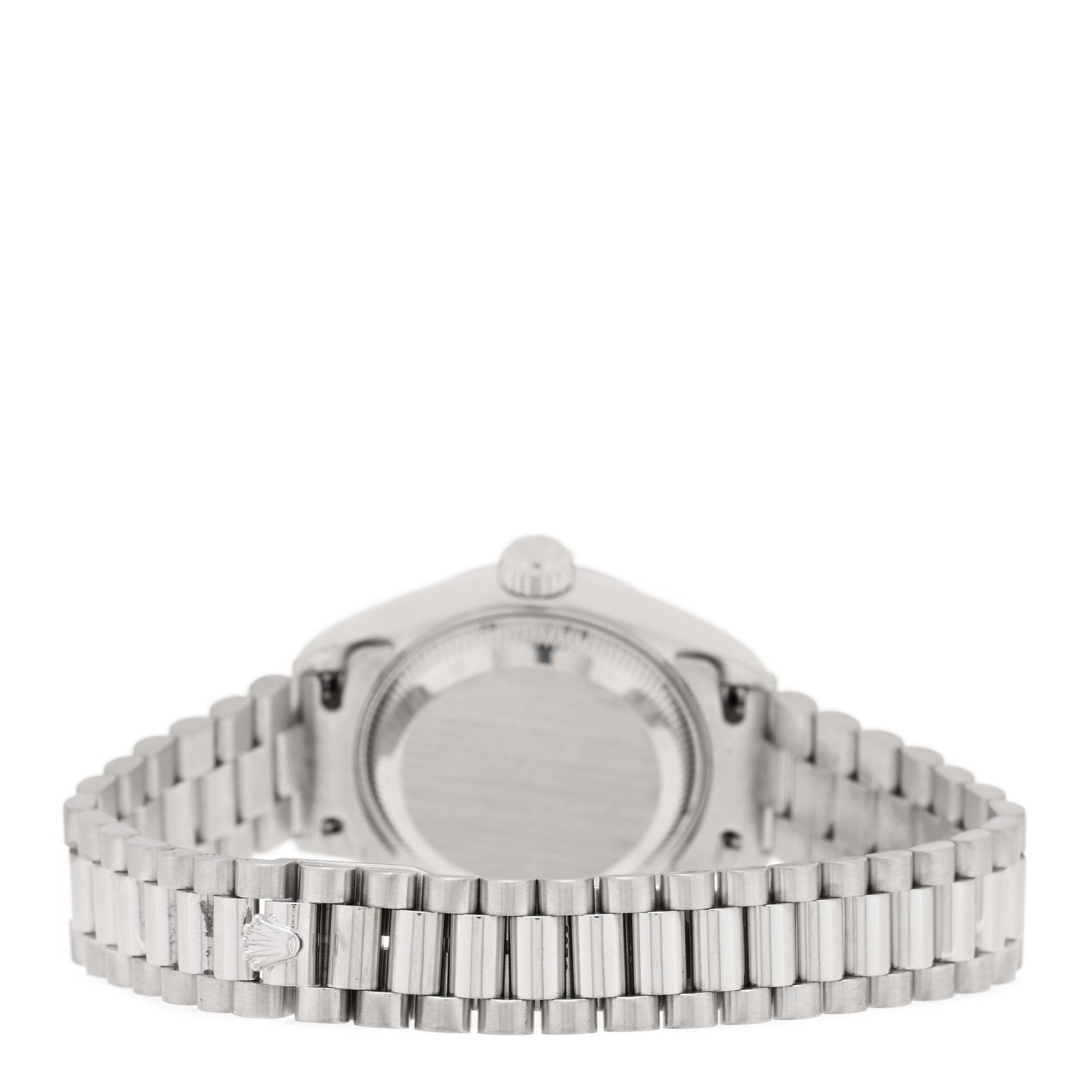 Rolex 18K White Gold Diamond 26mm Datejust President Watch Silver Jubilee 79179 3 of 4
