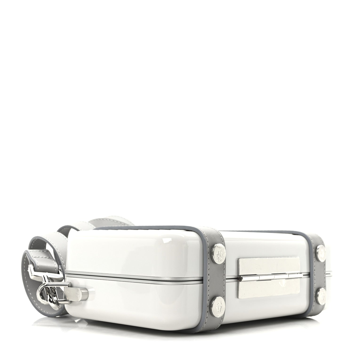 Rimowa Gloss Polycarbonate Personal Cross-Body Bag White Grey 4 of 10