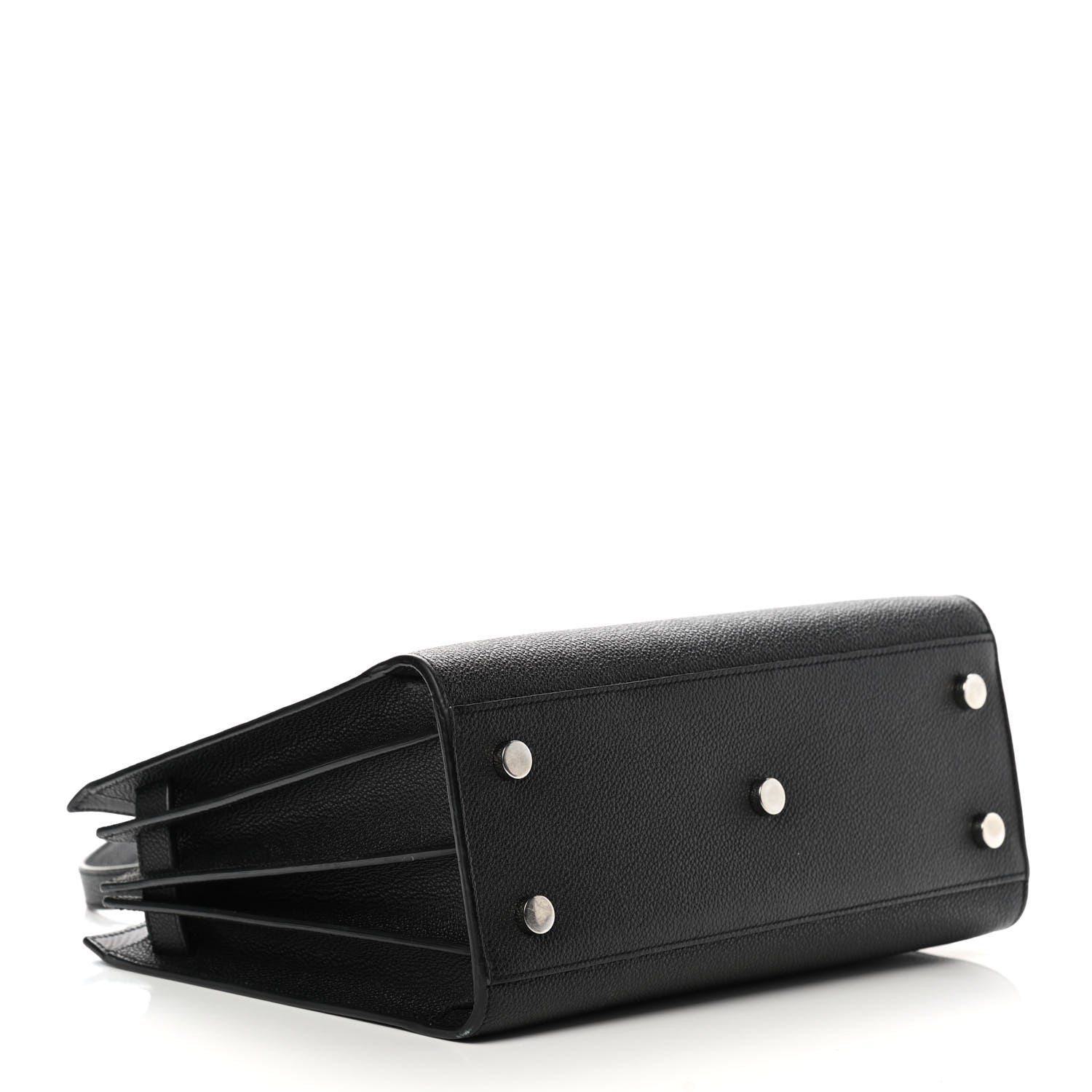 Saint Laurent Grained Calfskin Baby Sac De Jour Black 4 of 15