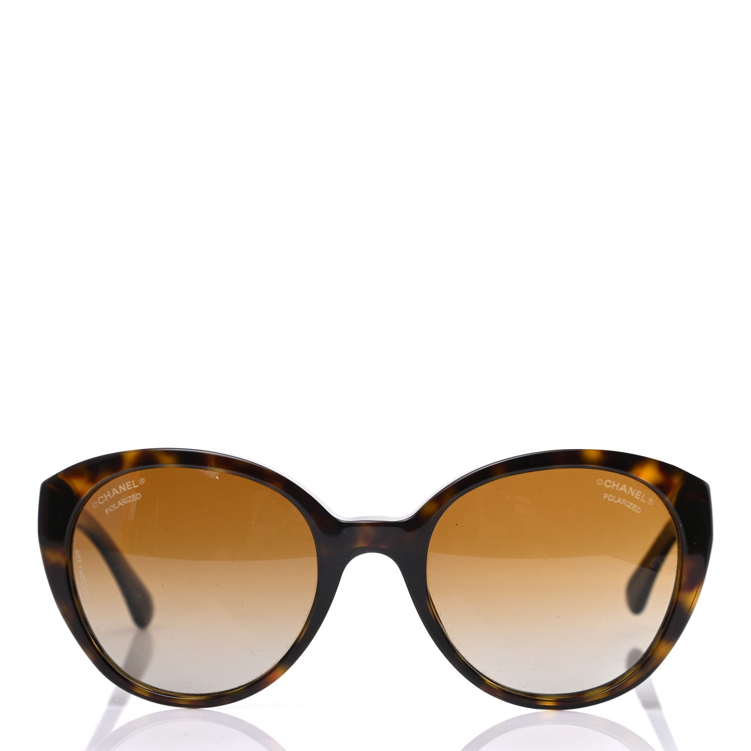 Chanel Acetate Polarized CC Sunglasses 714/S9 Dark Tortoise 2 of 8