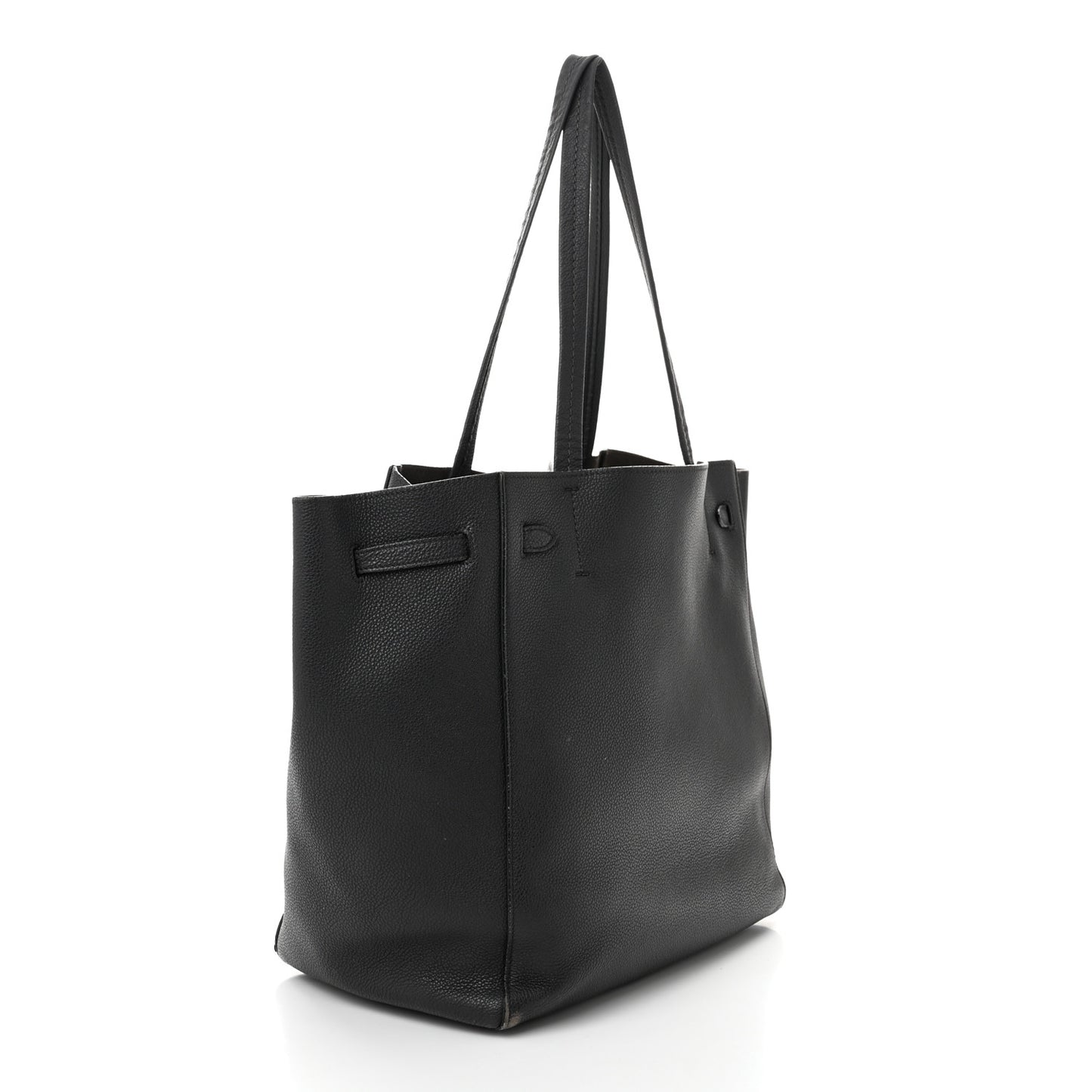 Soft Grained Calfskin Medium Belt Cabas Phantom Medium Grey