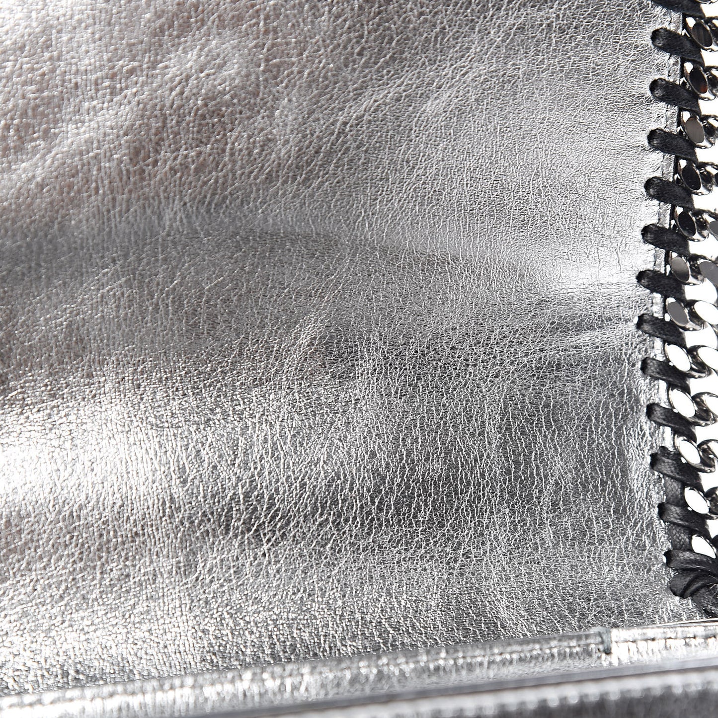Metallic Alter Nappa Medium Star Falabella Box Shoulder Bag Silver
