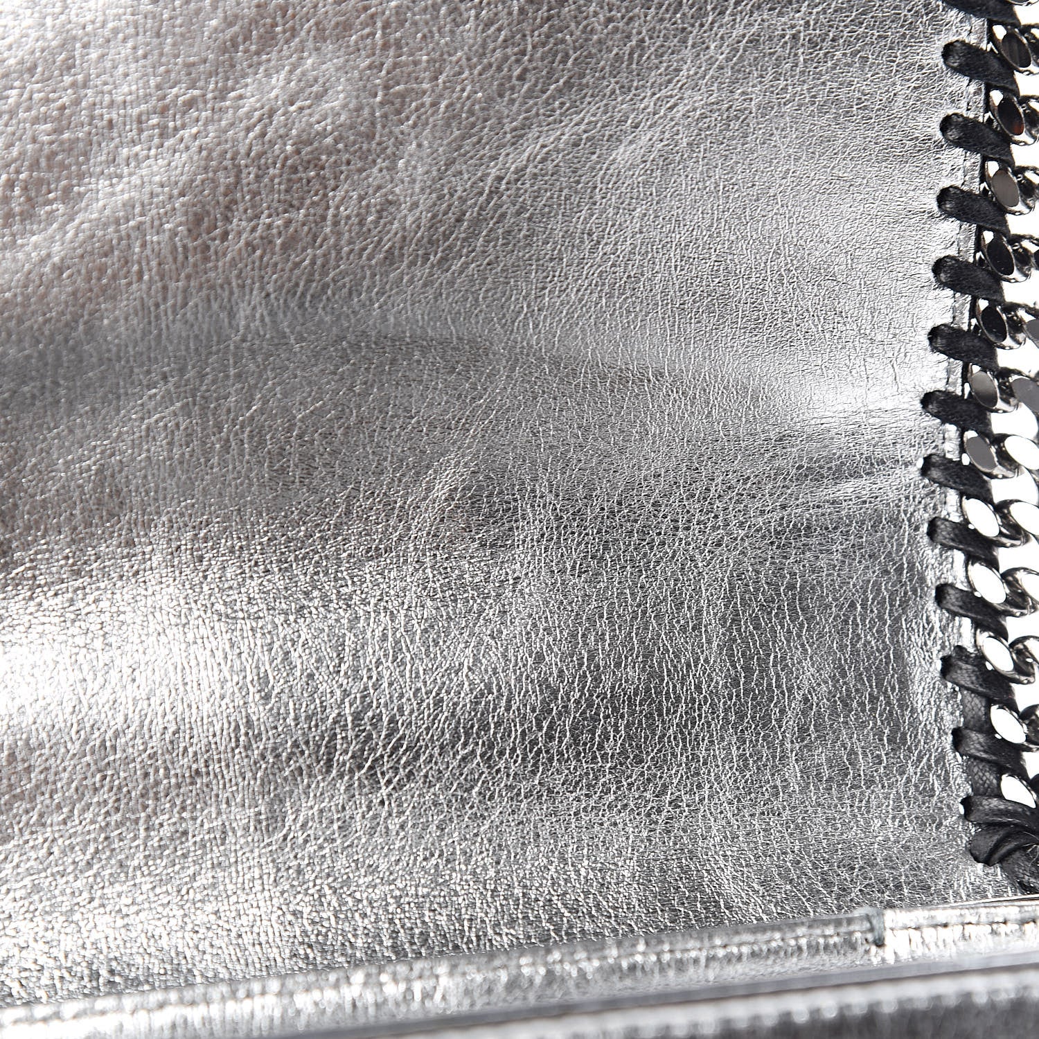 Stella McCartney Metallic Alter Nappa Medium Star Falabella Box Shoulder Bag Silver 9 of 16