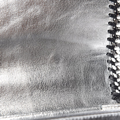 Stella McCartney Metallic Alter Nappa Medium Star Falabella Box Shoulder Bag Silver 9 of 16