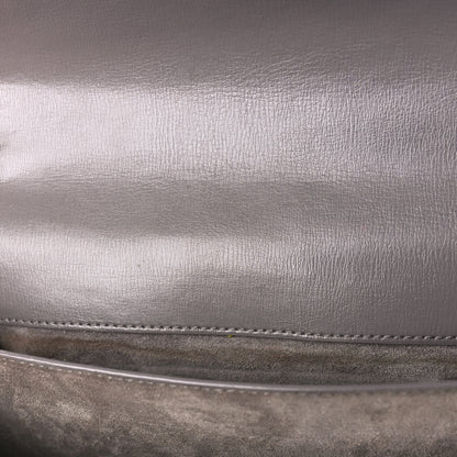 Saint Laurent Calfskin Medium Monogram Sunset Fog 12 of 13