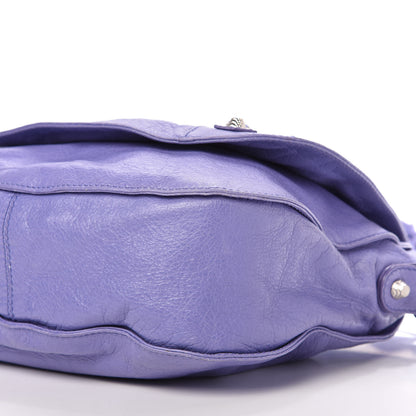 Balenciaga Agneau Giant 12 Silver Hardware Neo Folk Messenger Mauve 7 of 10