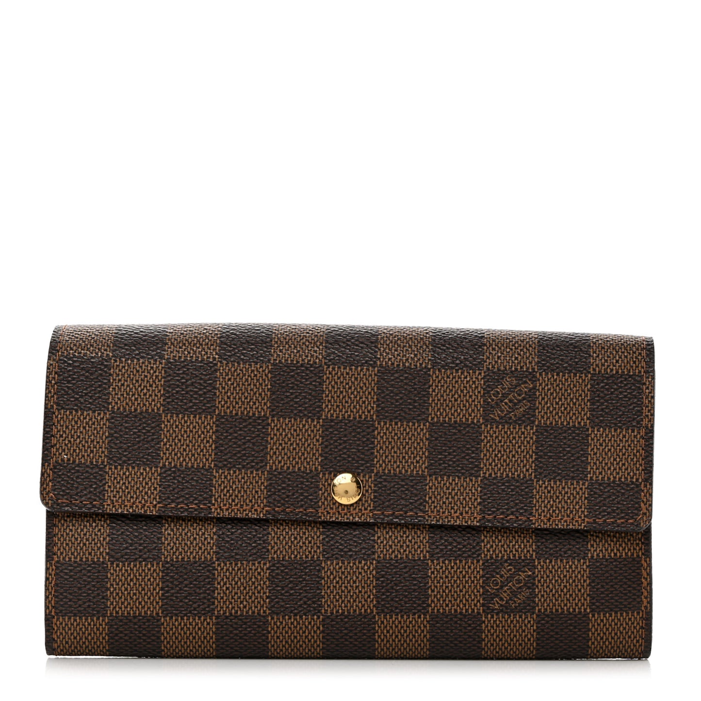 LOUIS VUITTON Damier Ebene Sarah Wallet