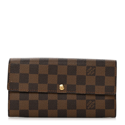 Louis Vuitton LOUIS VUITTON Damier Ebene Sarah Wallet 1 of 7