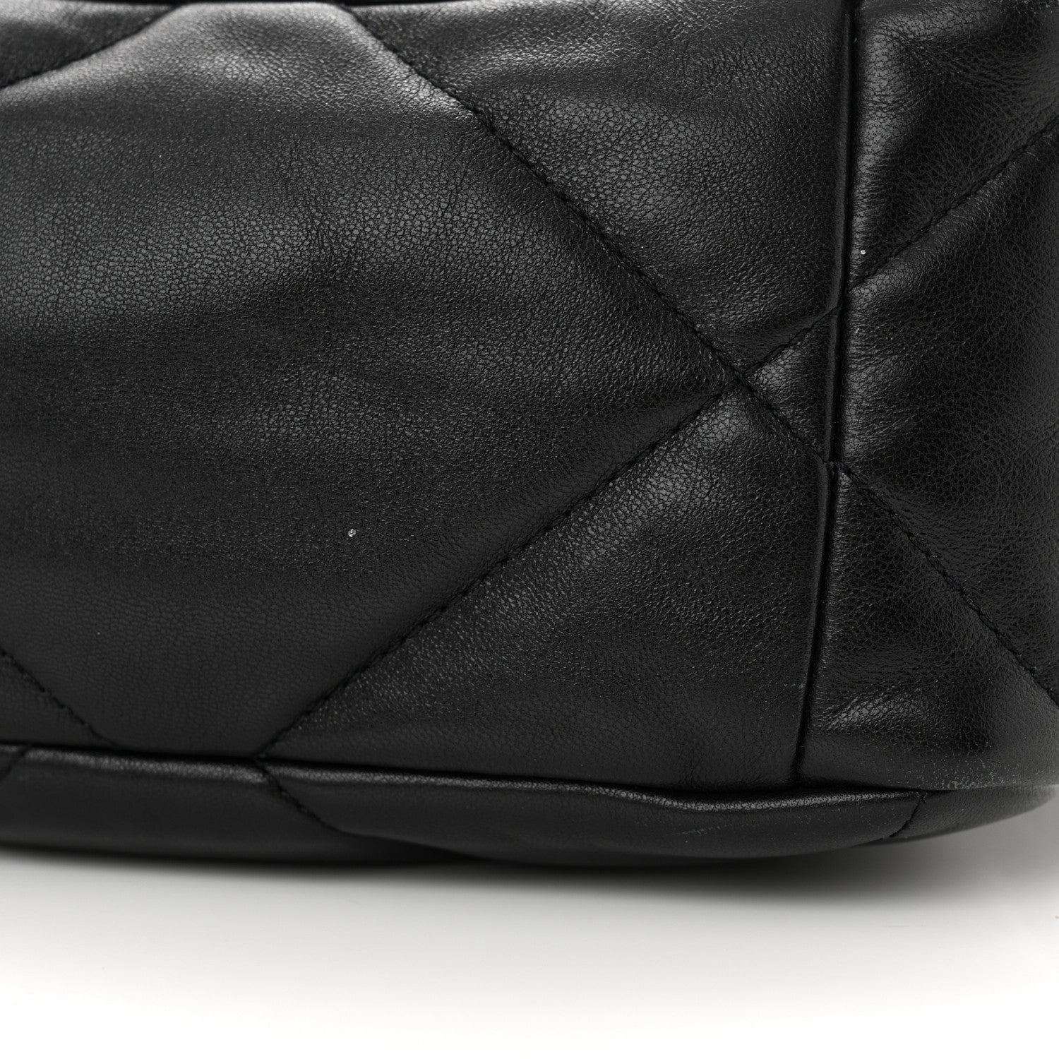 Chanel Lambskin Quilted Large Chanel 19 Flap Black 11 of 12