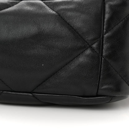 Chanel Lambskin Quilted Large Chanel 19 Flap Black 11 of 12