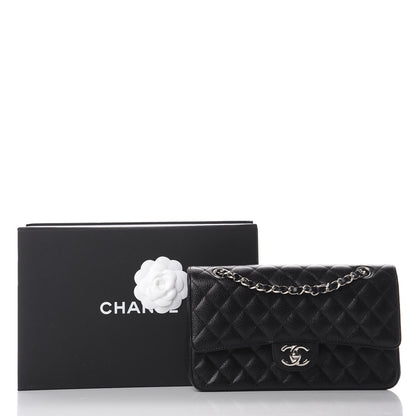 Chanel Caviar Quilted Medium Double Flap Black 9 of 9
