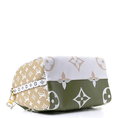 Louis Vuitton Monogram Giant Speedy Bandouliere 30 Kaki Beige 3 of 5