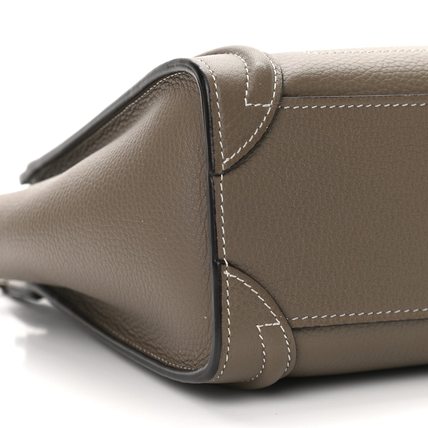 Drummed Calfskin Nano Luggage Souris