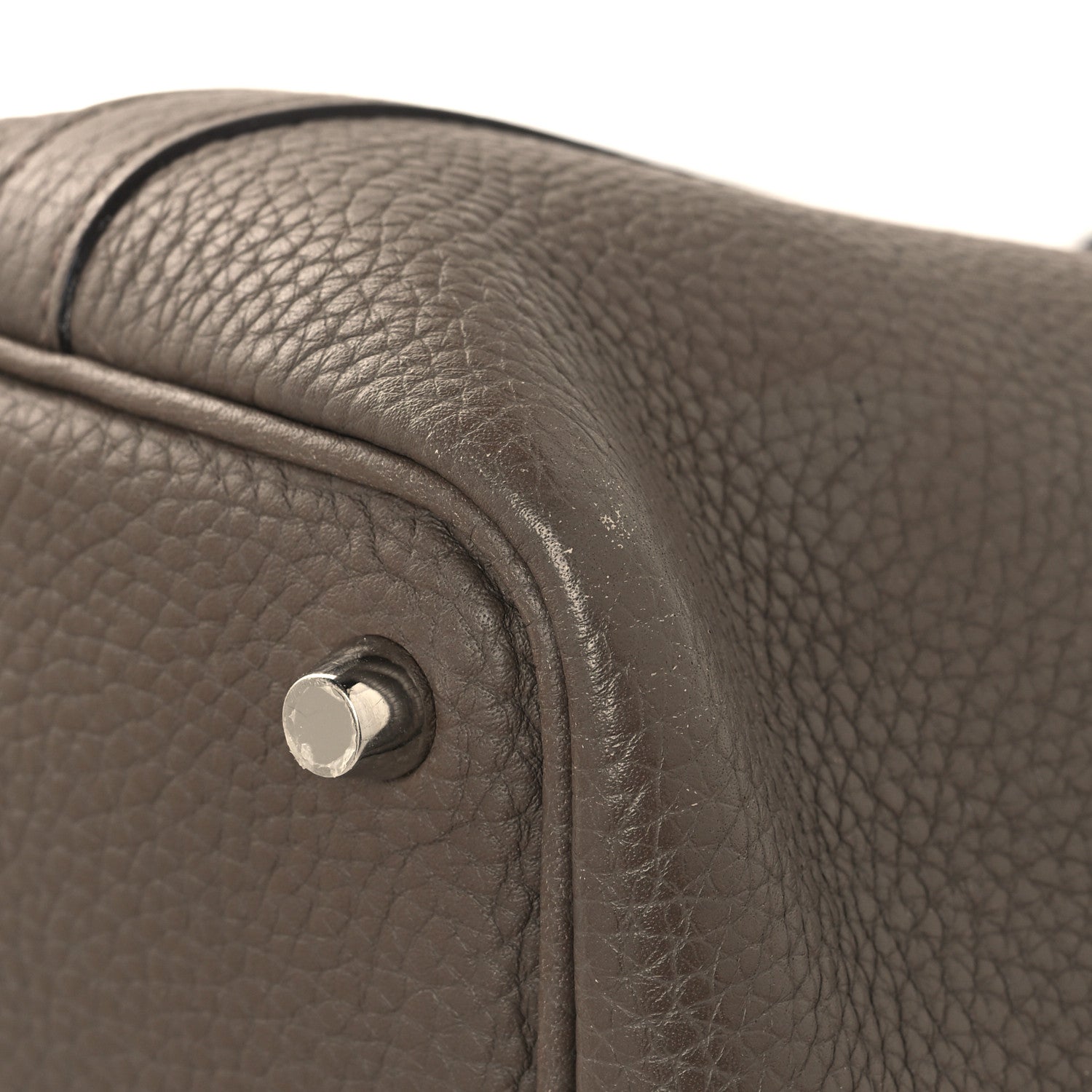 Hermes Taurillon Clemence Picotin Lock 18 PM Etain 10 of 14