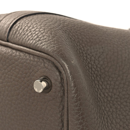 Hermes Taurillon Clemence Picotin Lock 18 PM Etain 10 of 14