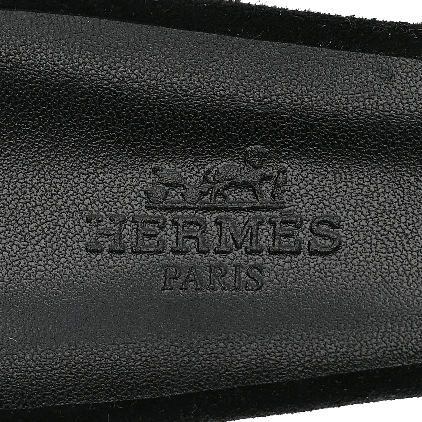 Suede Goatskin Oasis Sandals 38.5 Black