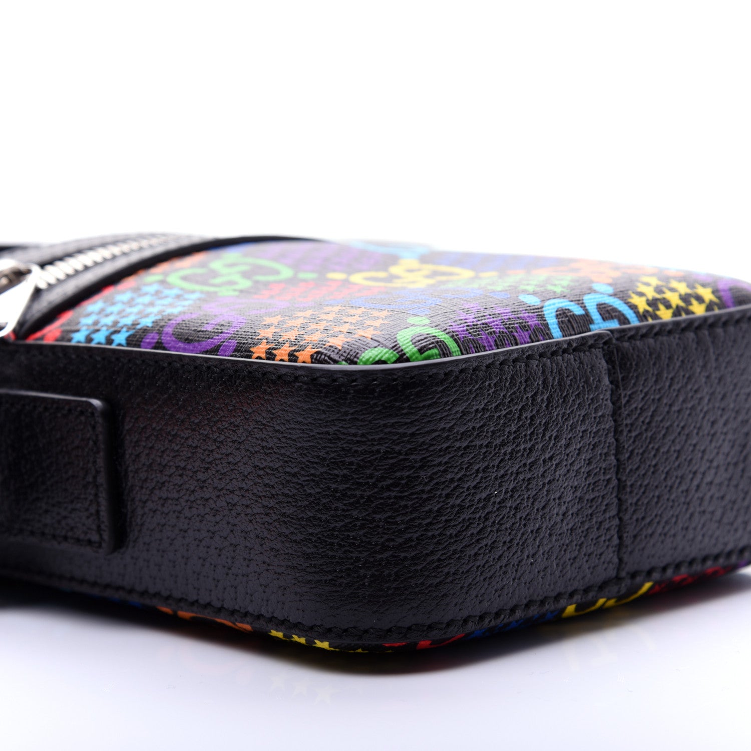 Gucci GG Supreme Monogram Psychedelic Messenger Bag Black 6 of 12
