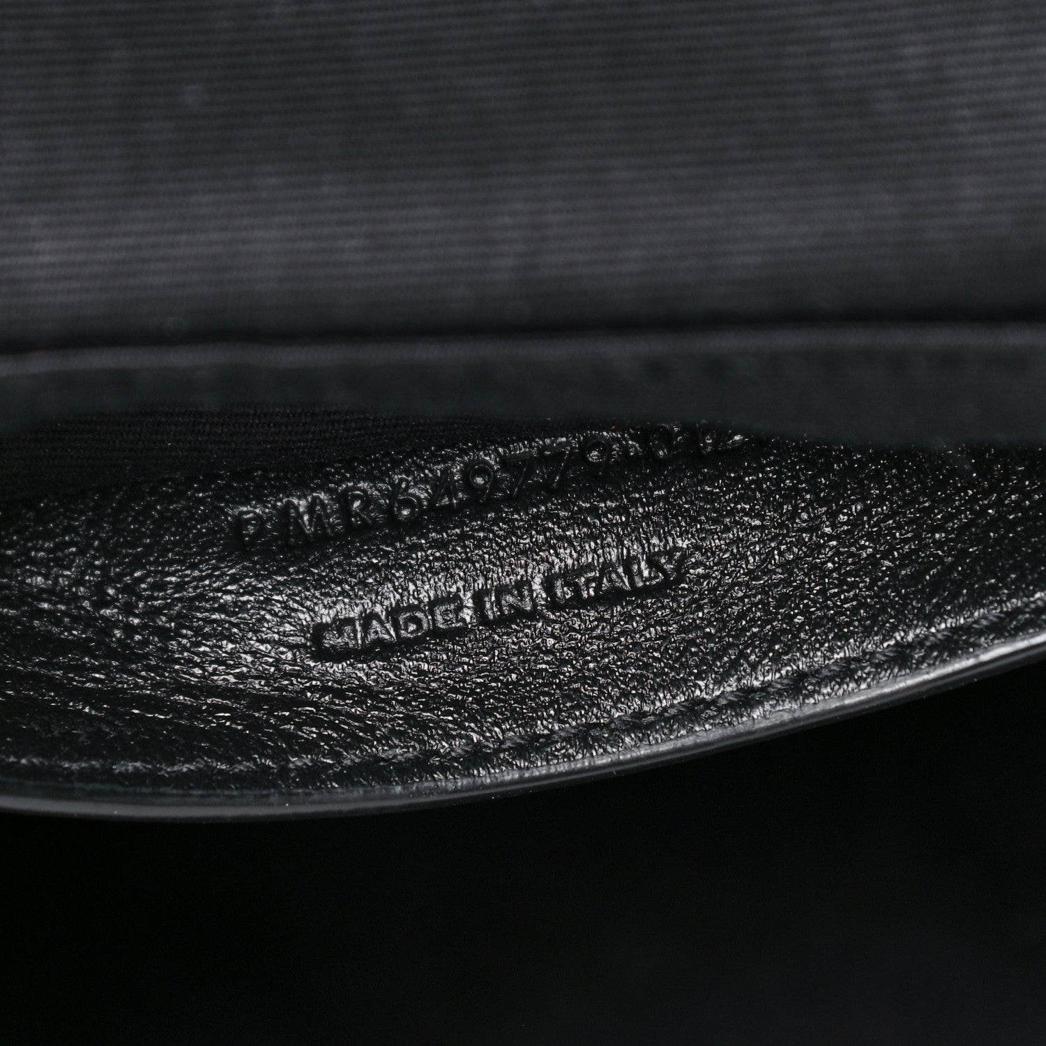Saint Laurent Grain de Poudre Quilted 80's Vanity Bag Black 7 of 9