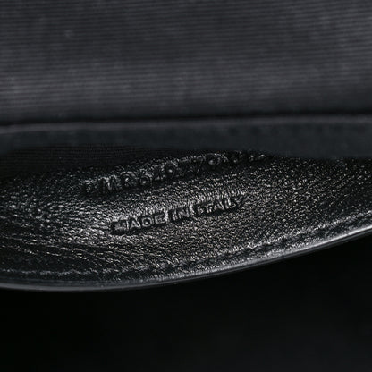 Saint Laurent Grain de Poudre Quilted 80's Vanity Bag Black 7 of 9