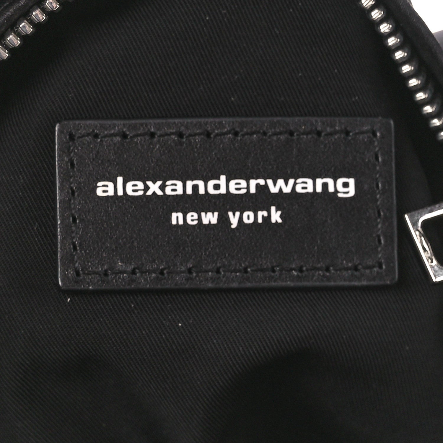 Alexander Wang Satin Mini Scrunchie Bag Black 7 of 11