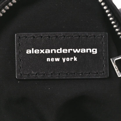 Alexander Wang Satin Mini Scrunchie Bag Black 7 of 11