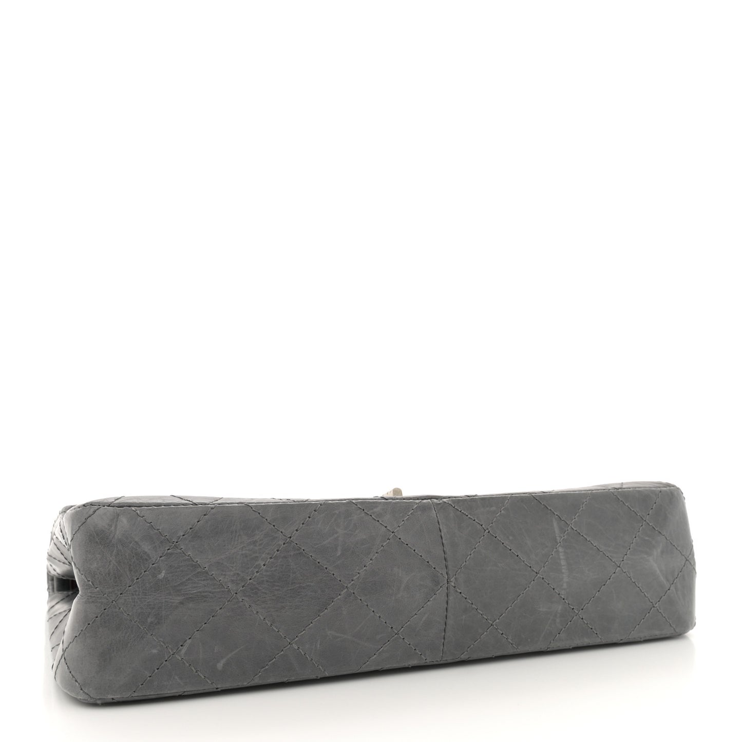 Aged Calfskin Quilted 50th Anniversary 2.55 Reissue 227 Flap Grey