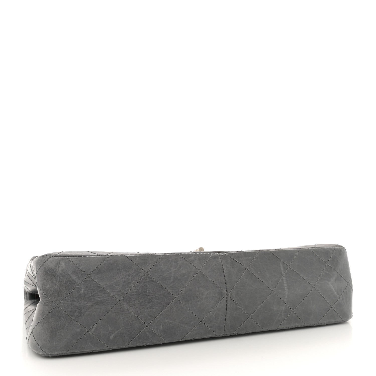 Chanel Aged Calfskin Quilted 50th Anniversary 2.55 Reissue 227 Flap Grey 4 of 17