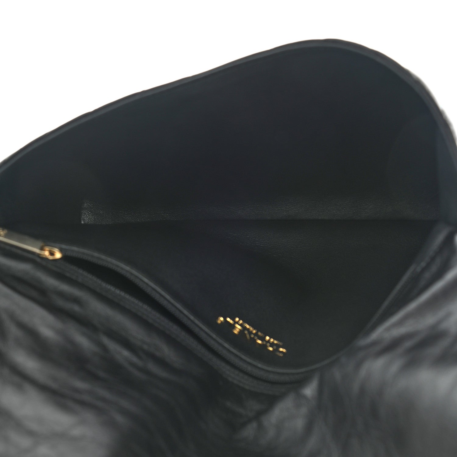 Chanel Aged Calfskin Chevron Reissue Flap Clutch Black 4 of 9