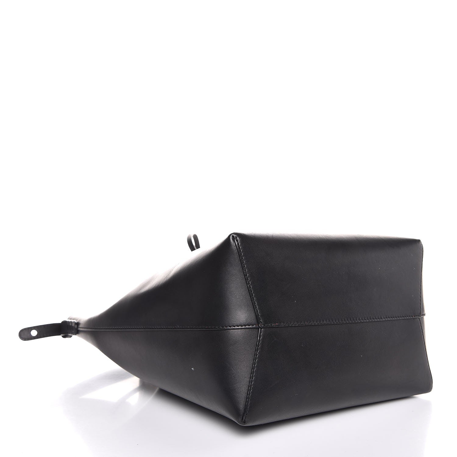 Mansur Gavriel Vegetable Tanned Calfskin Bucket Bag Black Flamma 4 of 6