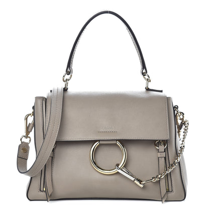 Chloe Calfskin Small Faye Day Shoulder Bag Motty Grey 1 of 8