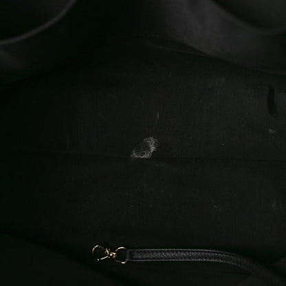 Chanel Bullskin Stitched Medium Shopping Bag Black 5 of 9