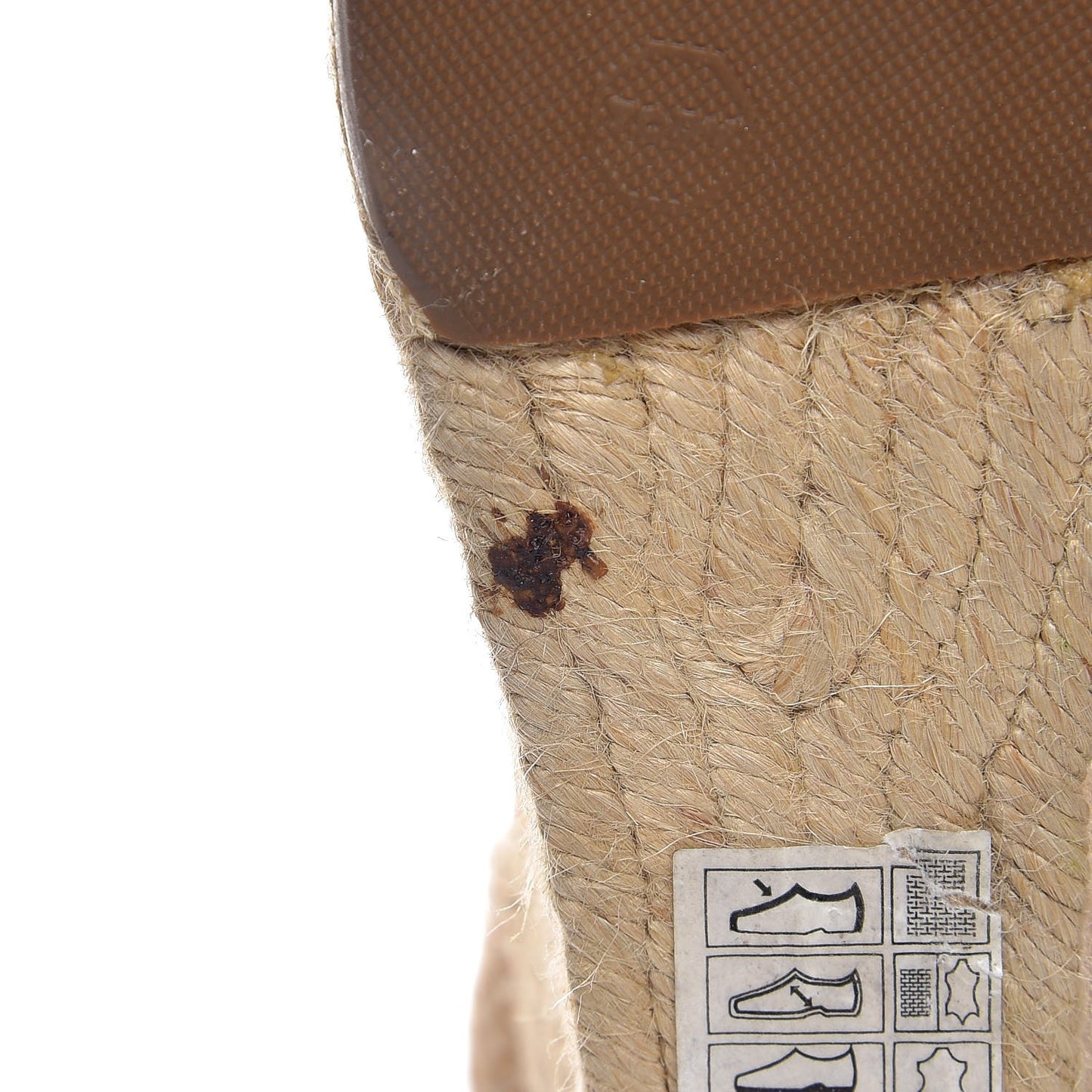 Canvas Brigitte Wedge Espadrille 36 Orange