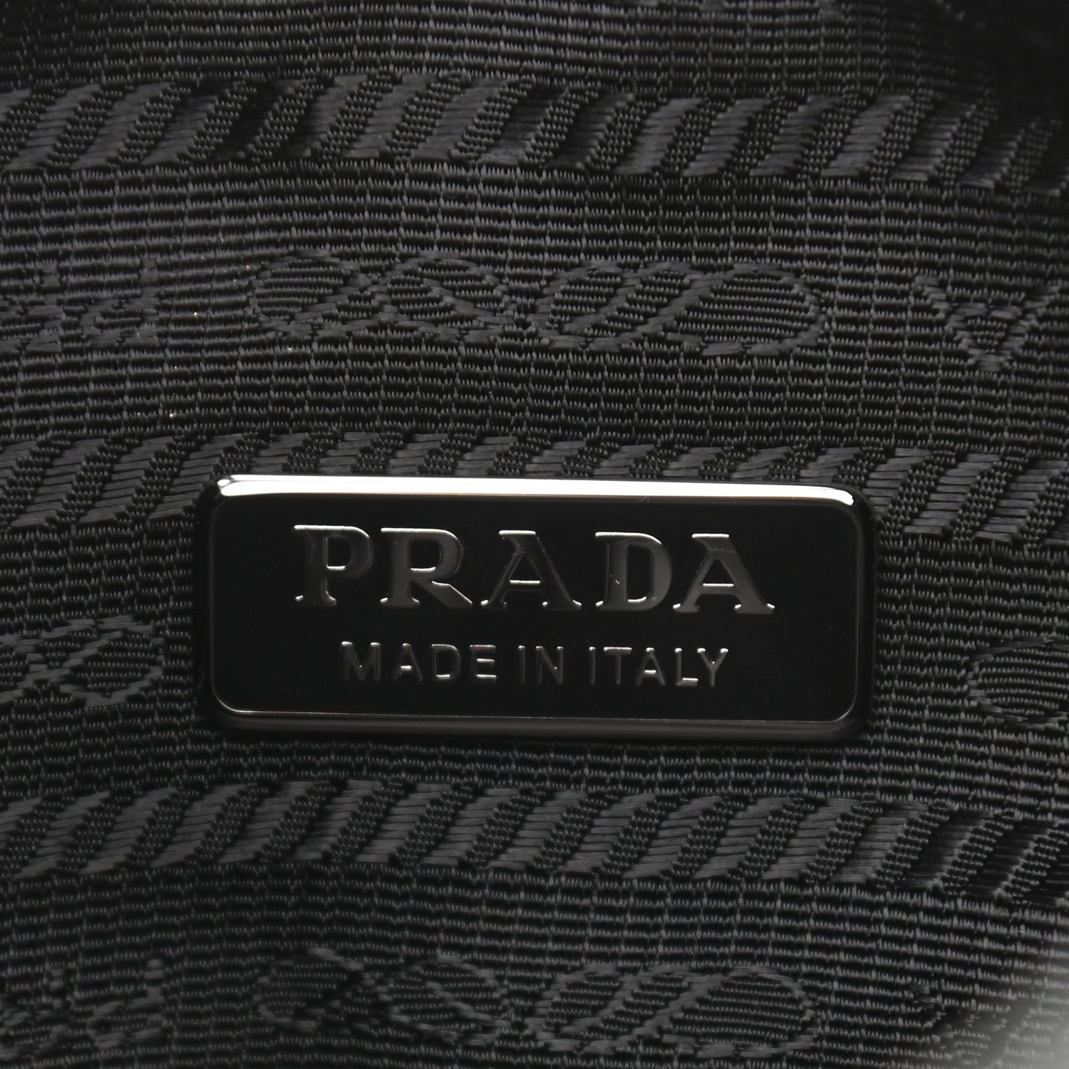 Prada Paillettes Sequin Mini Re-Edition 2000 Bag Black White 6 of 12
