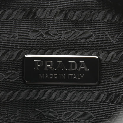 Prada Paillettes Sequin Mini Re-Edition 2000 Bag Black White 6 of 12
