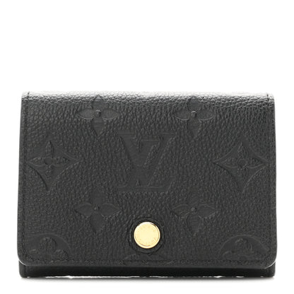 Louis Vuitton Empreinte Business Card Holder Black 1 of 8