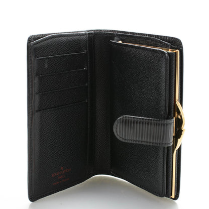 Louis Vuitton Epi French Purse Wallet Black 5 of 7