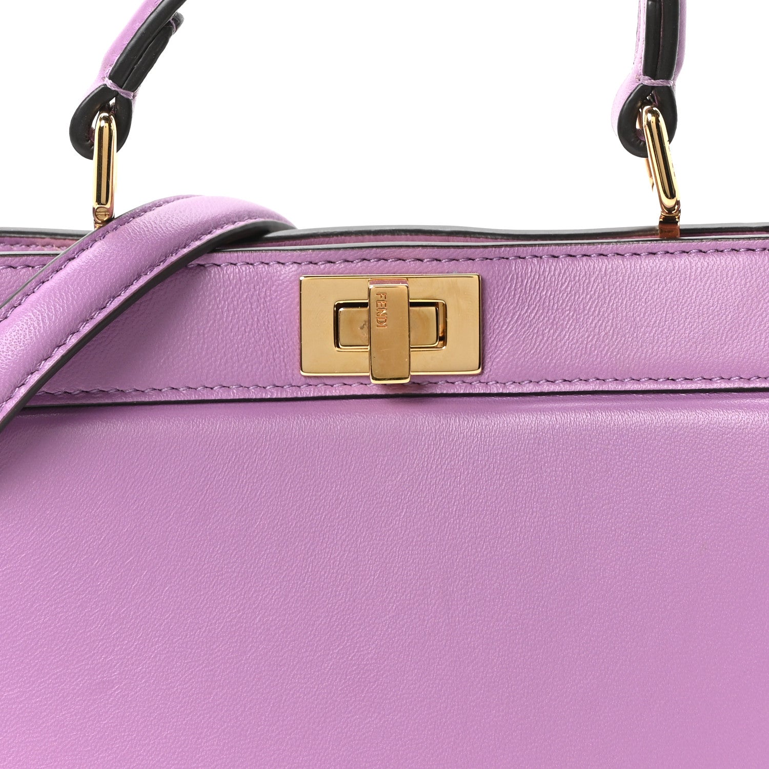 Fendi Shiny Nappa Petite Peekaboo I SEE U Satchel Gapanto Agapanto 7 of 10