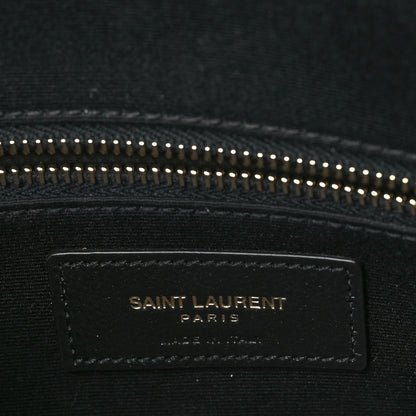 Saint Laurent Lambskin Quilted Le Maillon Chain Strap Crossbody Black 6 of 9