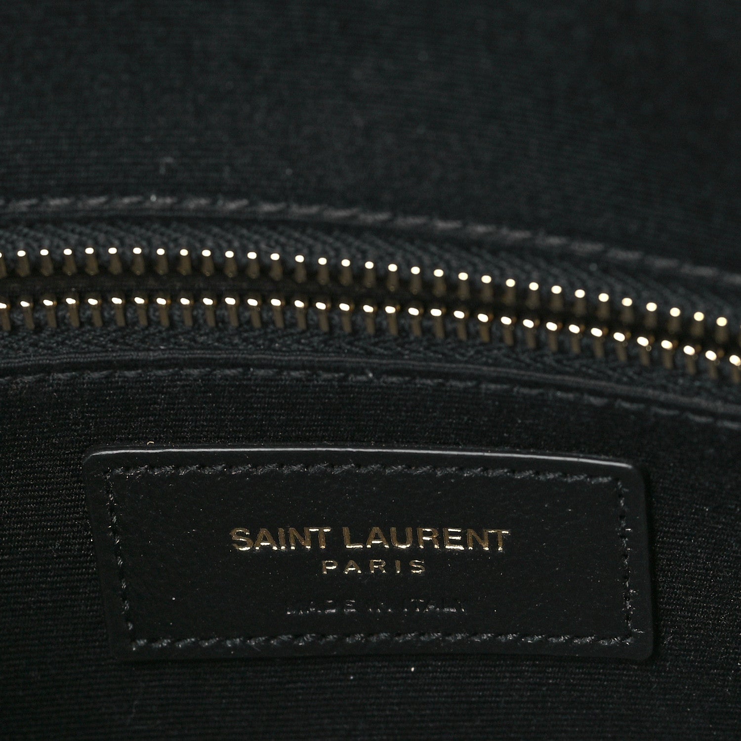 Saint Laurent Lambskin Quilted Le Maillon Chain Strap Crossbody Black 6 of 9