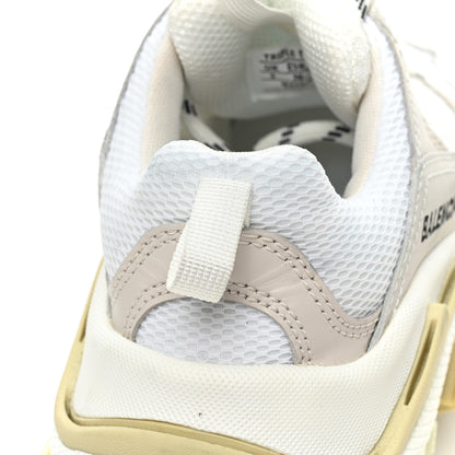 Balenciaga Fabric Mesh Womens Triple S Sneakers 36 White 11 of 13