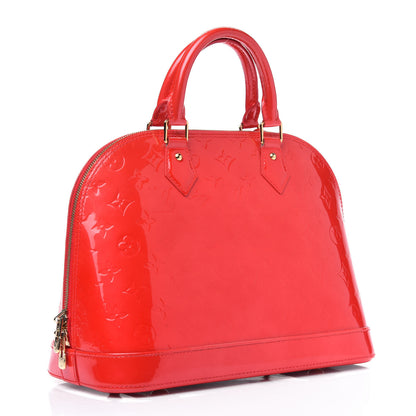 Louis Vuitton Vernis Alma PM Rouge Grenadine 2 of 6