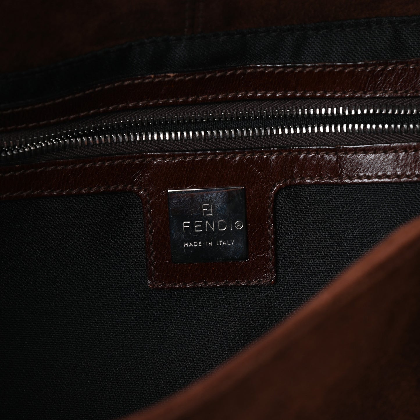 Suede Baguette Brown