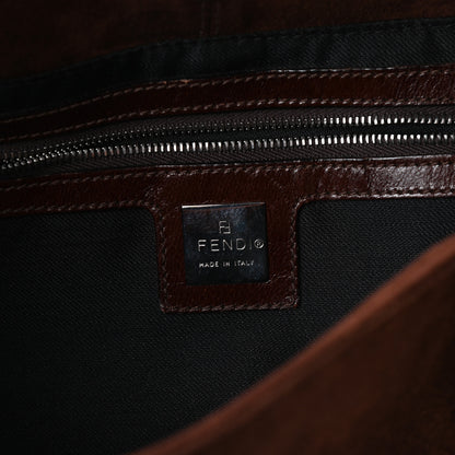Fendi Suede Baguette Brown 6 of 9