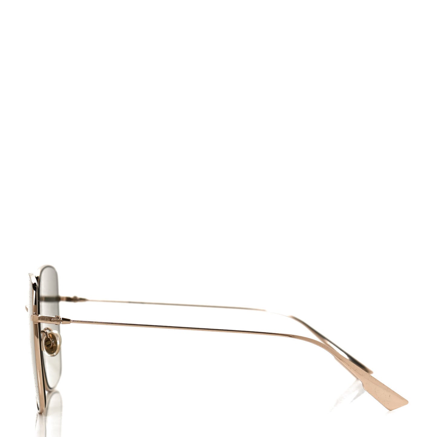 Metal Stellaire 1 Square Sunglasses Gold