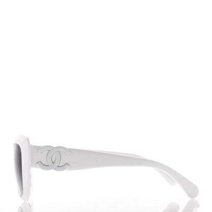 Chanel Acetate Square Sunglasses 71391 White 3 of 7