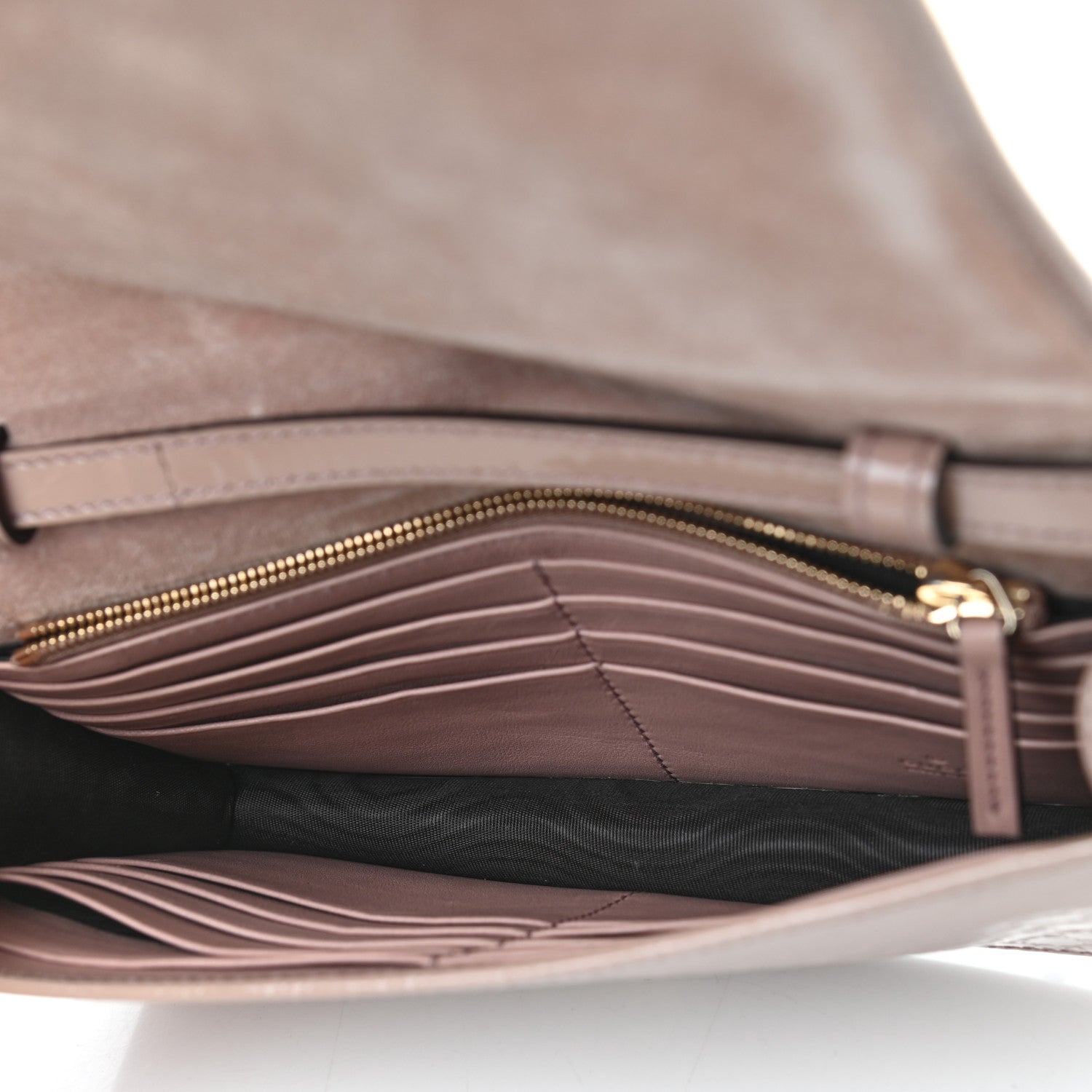 Gucci Patent Microguccissima Mini Nice Wallet Nude 5 of 9