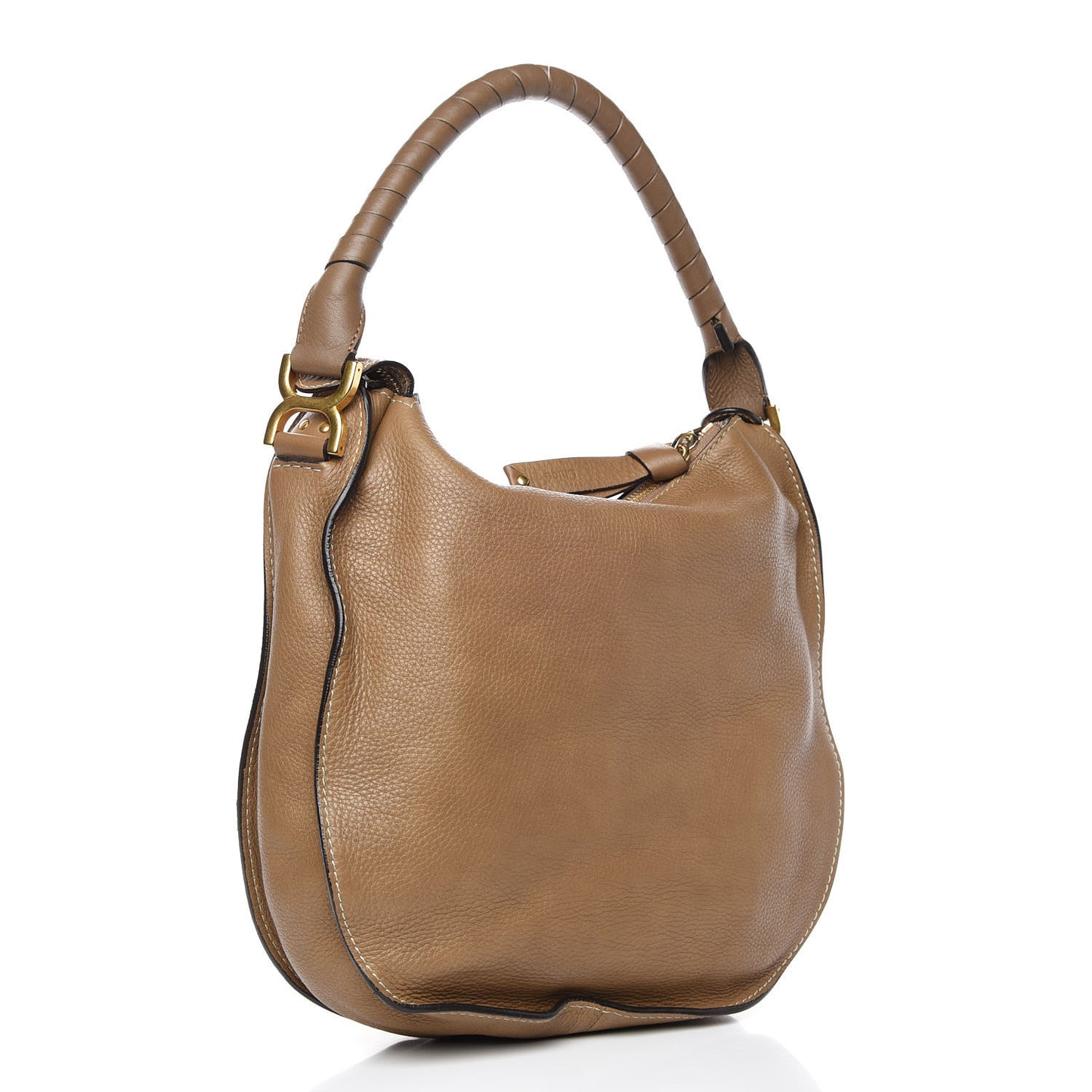 Calfskin Medium Marcie Hobo Nut